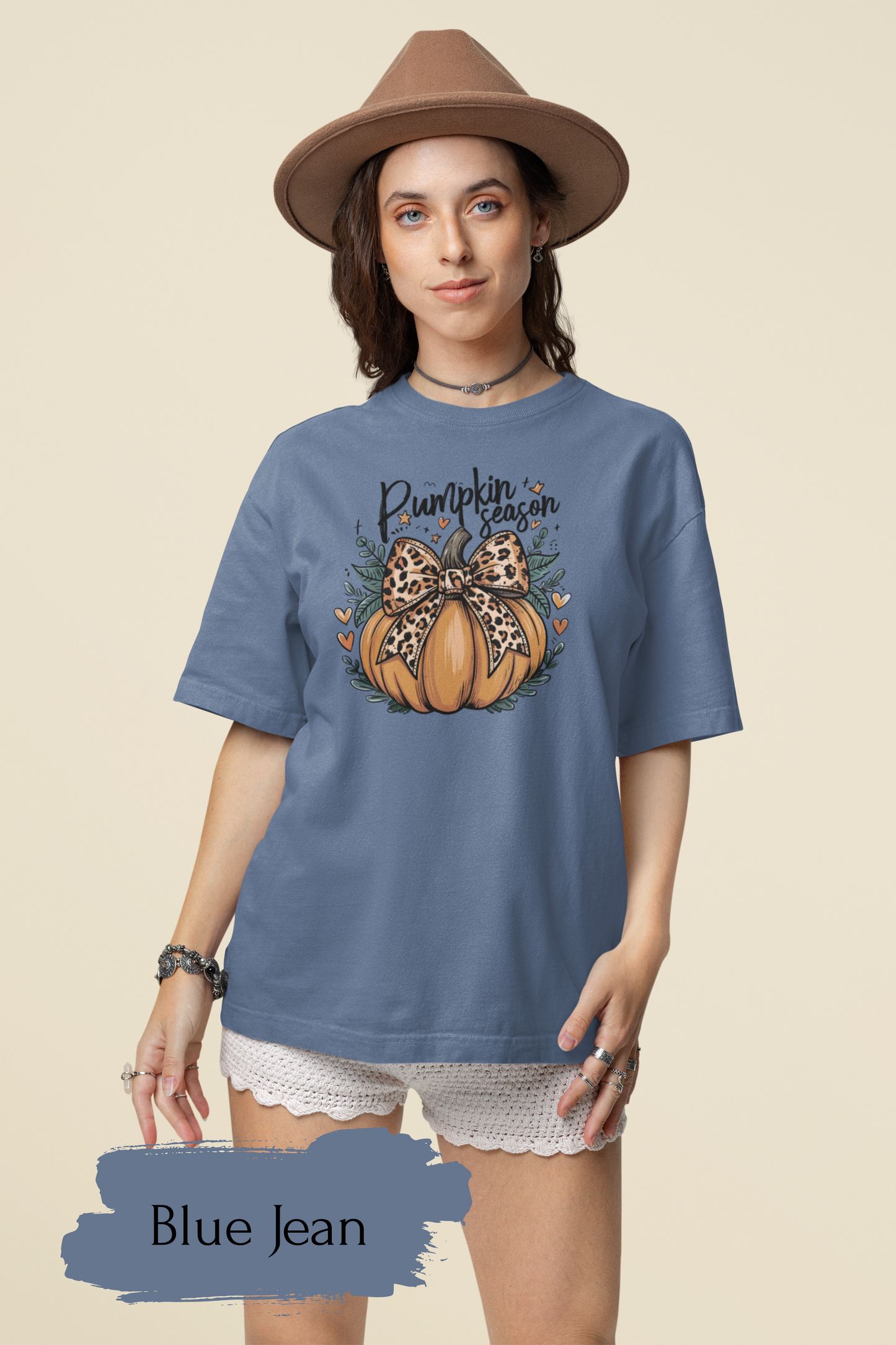 Coquette Pumpkin Shirt – Cute Halloween T-Shirt for Women