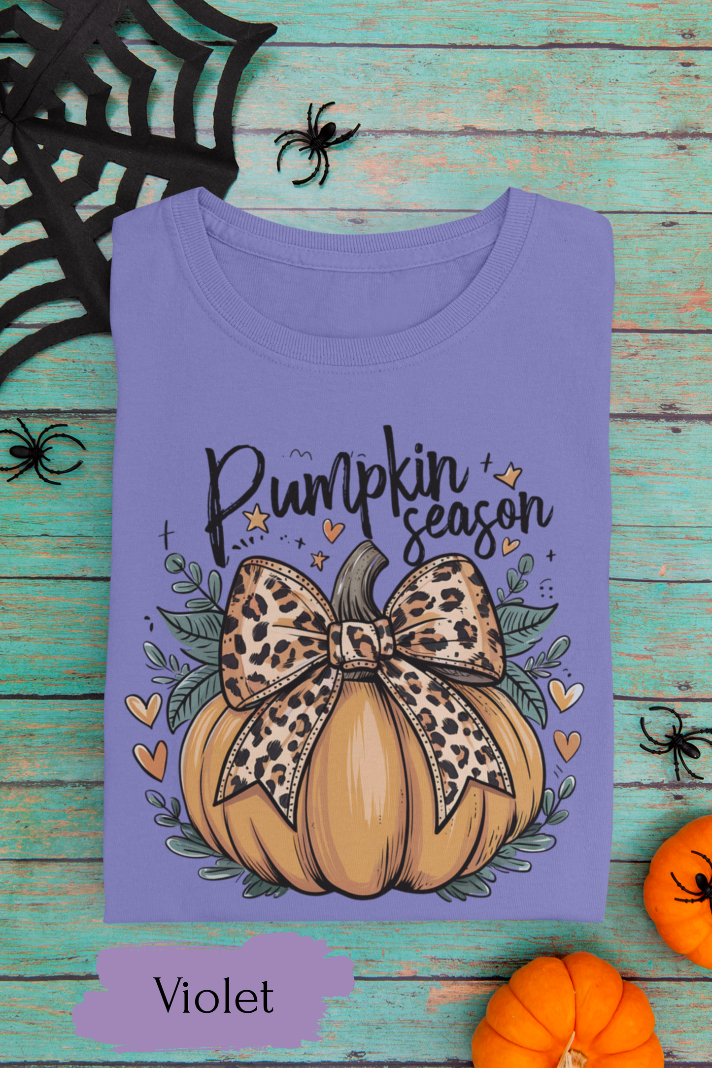 Coquette Pumpkin Shirt – Cute Halloween T-Shirt for Women