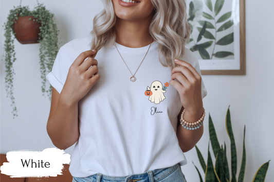 Boo Crew Shirts with Custom Name | Halloween Shirt for Women & Adults