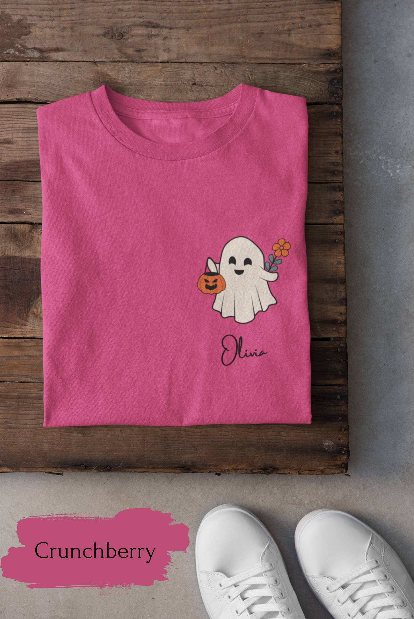 Boo Crew Shirts with Custom Name | Halloween Shirt for Women & Adults