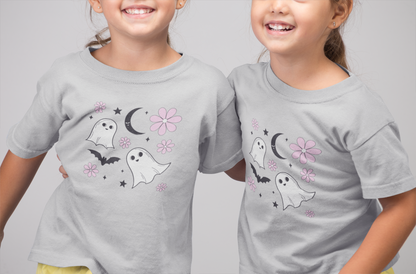Cute Ghosts Toddler Tee for Kids, Halloween Shirt