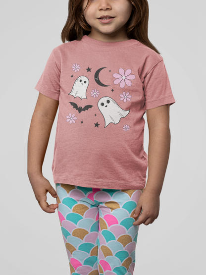 Toddler Halloween Cat Tee shirt for Kids witgh Custom Name