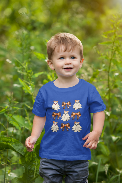 Coquete Ghost Toddler T-Shirt - Halloween Stamp Design