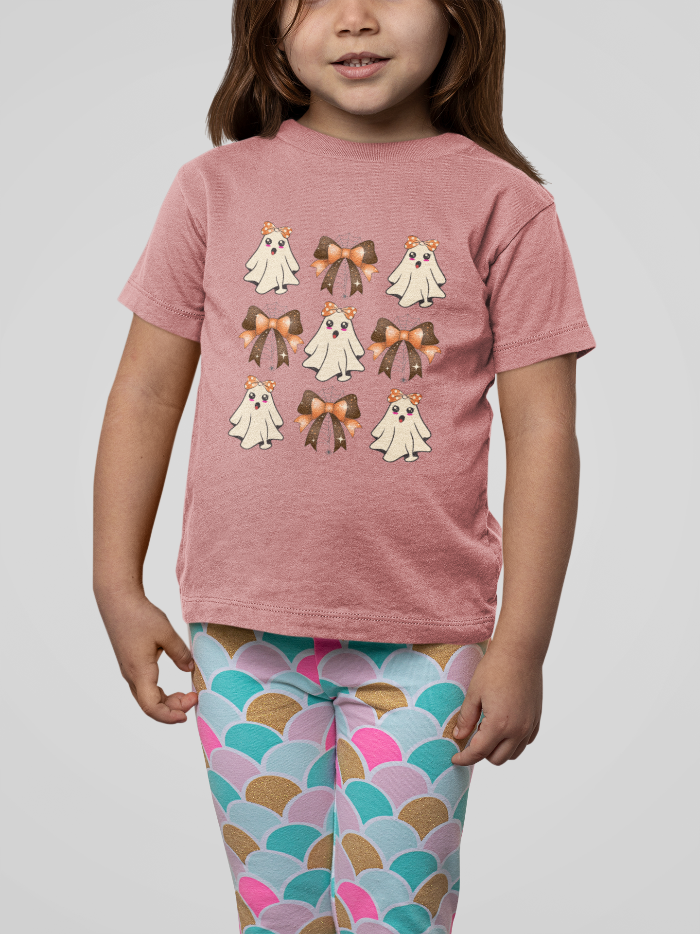 Coquete Ghost Toddler T-Shirt - Halloween Stamp Design