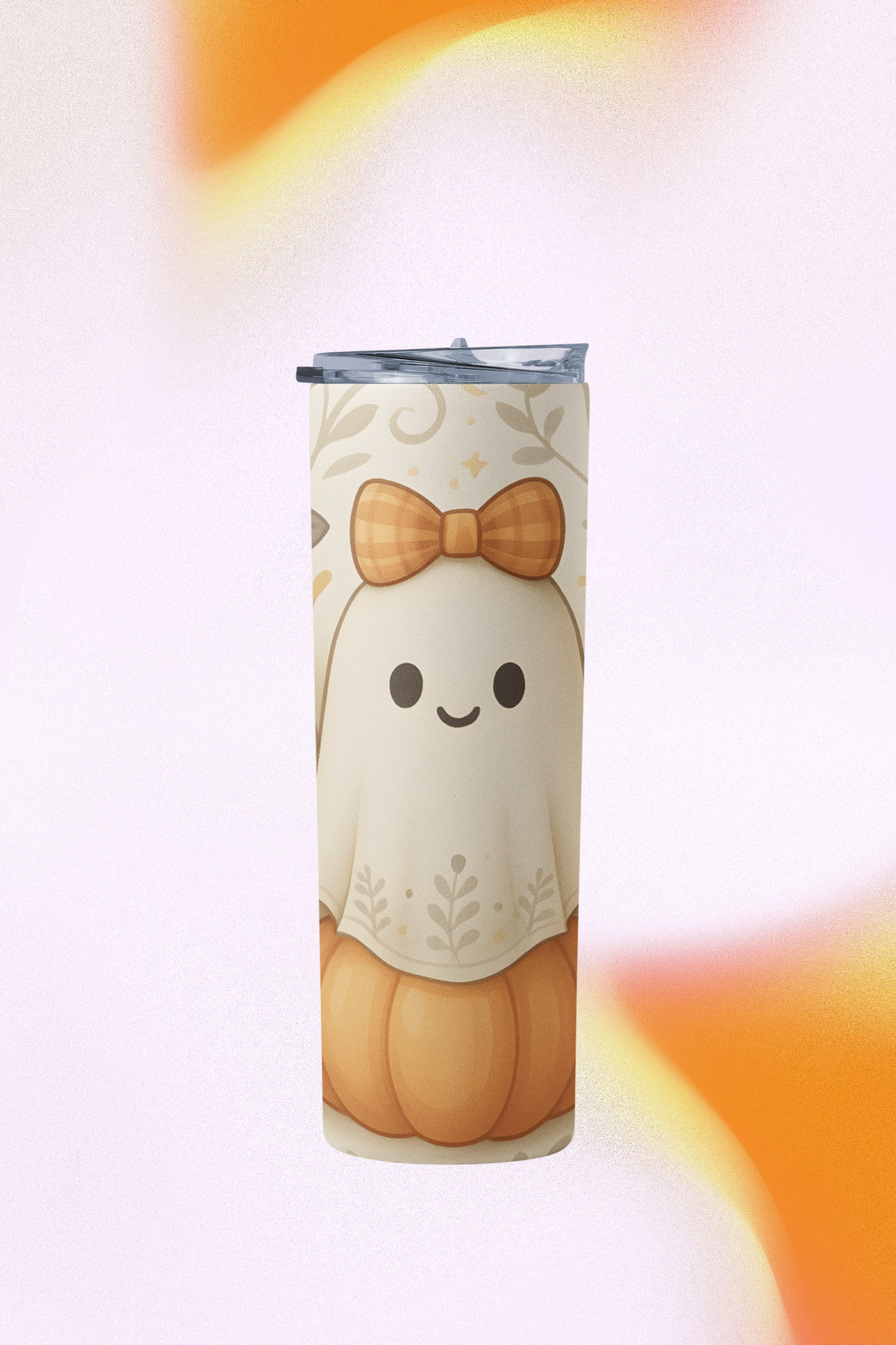 Adorable Halloween Ghost Tumbler, 20oz Stainless Steel Drink Cup, Fall Décor, Gift for Halloween Lovers, Cute Pumpkin Design, Reusable [...]