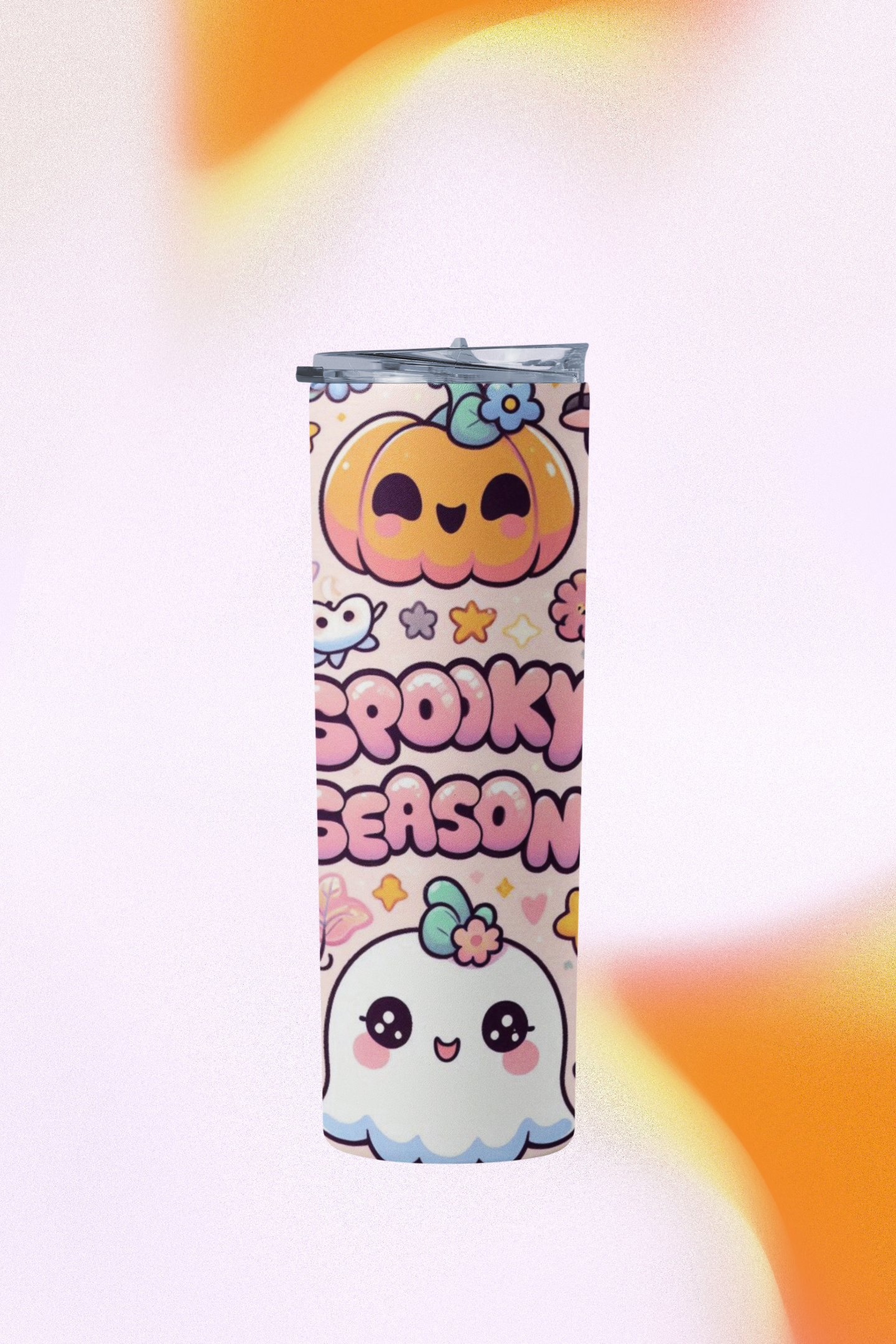 Kawaii Halloween Tumbler, Cute Ghost & Pumpkin Stainless Steel Tumbler, 20oz, Fun Fall Drinkware for Kids & Adults, Ideal for [...]