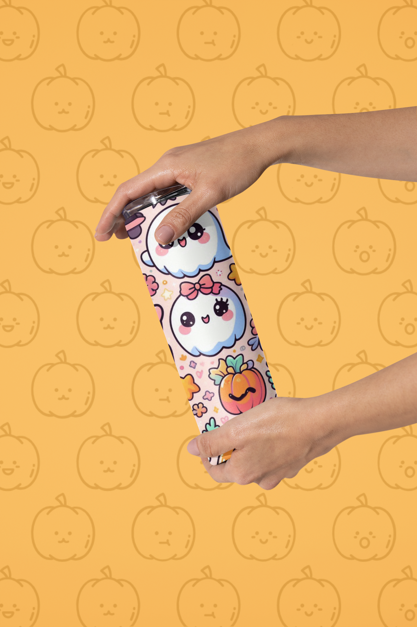 Kawaii Halloween Tumbler, Cute Ghost & Pumpkin Stainless Steel Tumbler, 20oz, Fun Fall Drinkware for Kids & Adults, Ideal for [...]