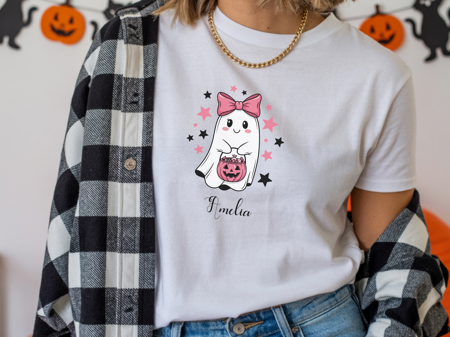 Garment-Dyed T-shirt Too Cute to Spook Shirt