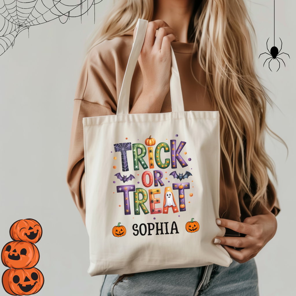 Kids Halloween Tote Bag