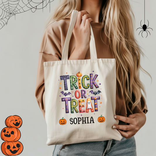 Kids Halloween Tote Bag