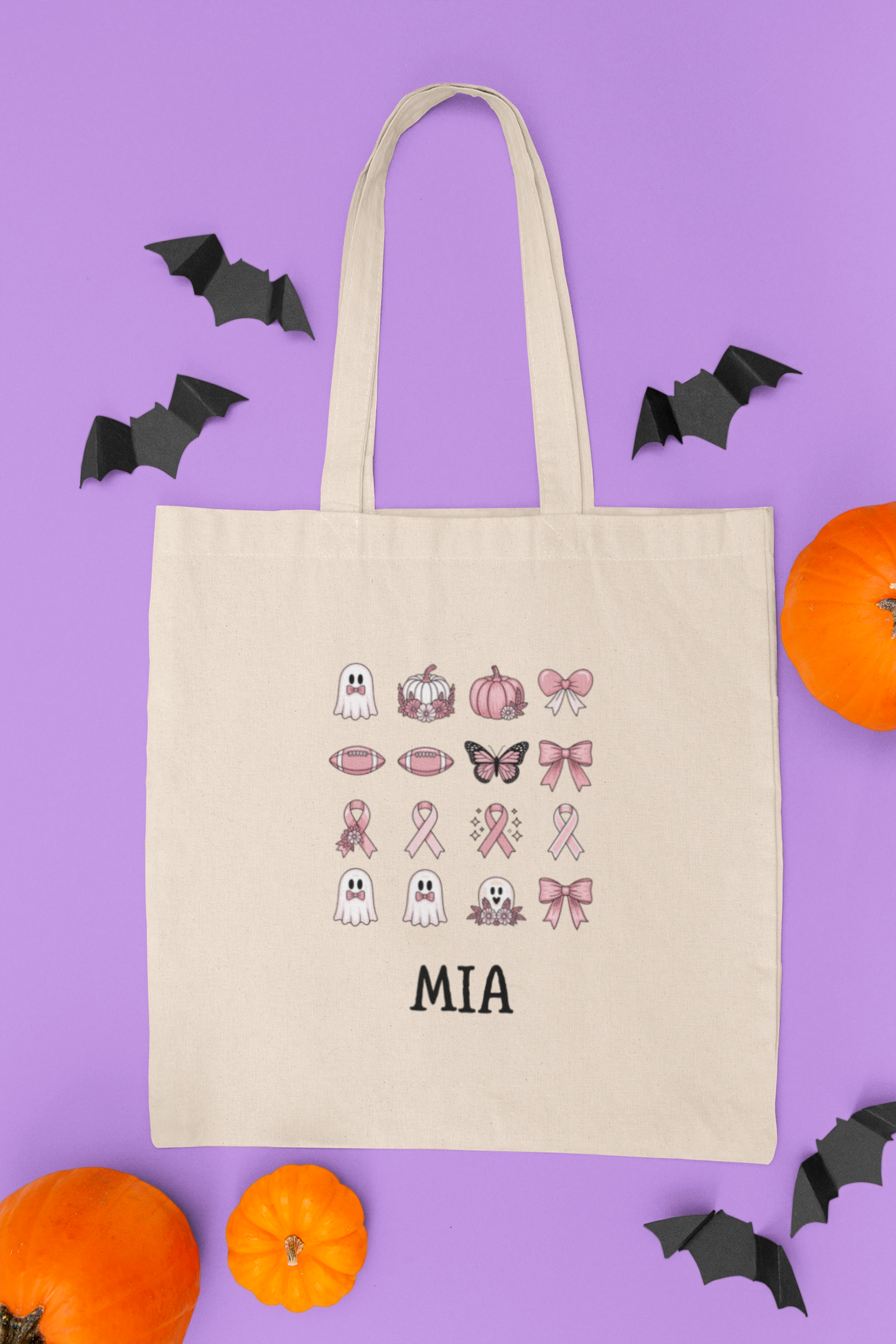 Personalized Cotton Canvas Tote Bag, Eco-Friendly Shopping Bag