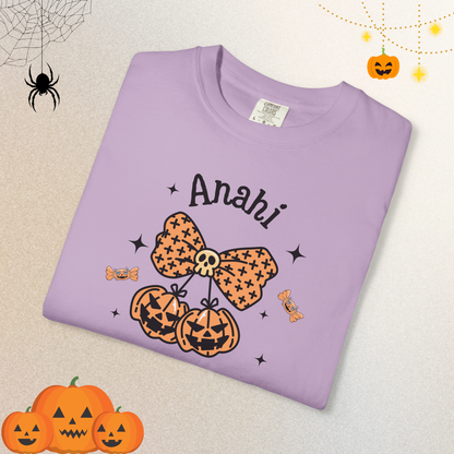 Custom Halloween Pumpkin T-shirt for woman in halloween 2025