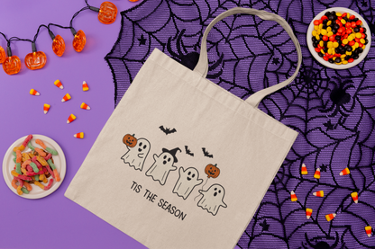Tote Bag with Halloween Vibes, Perfect for Trick-or-Treating