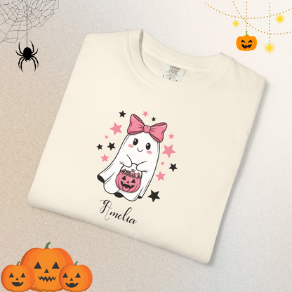 Garment-Dyed T-shirt Too Cute to Spook Shirt