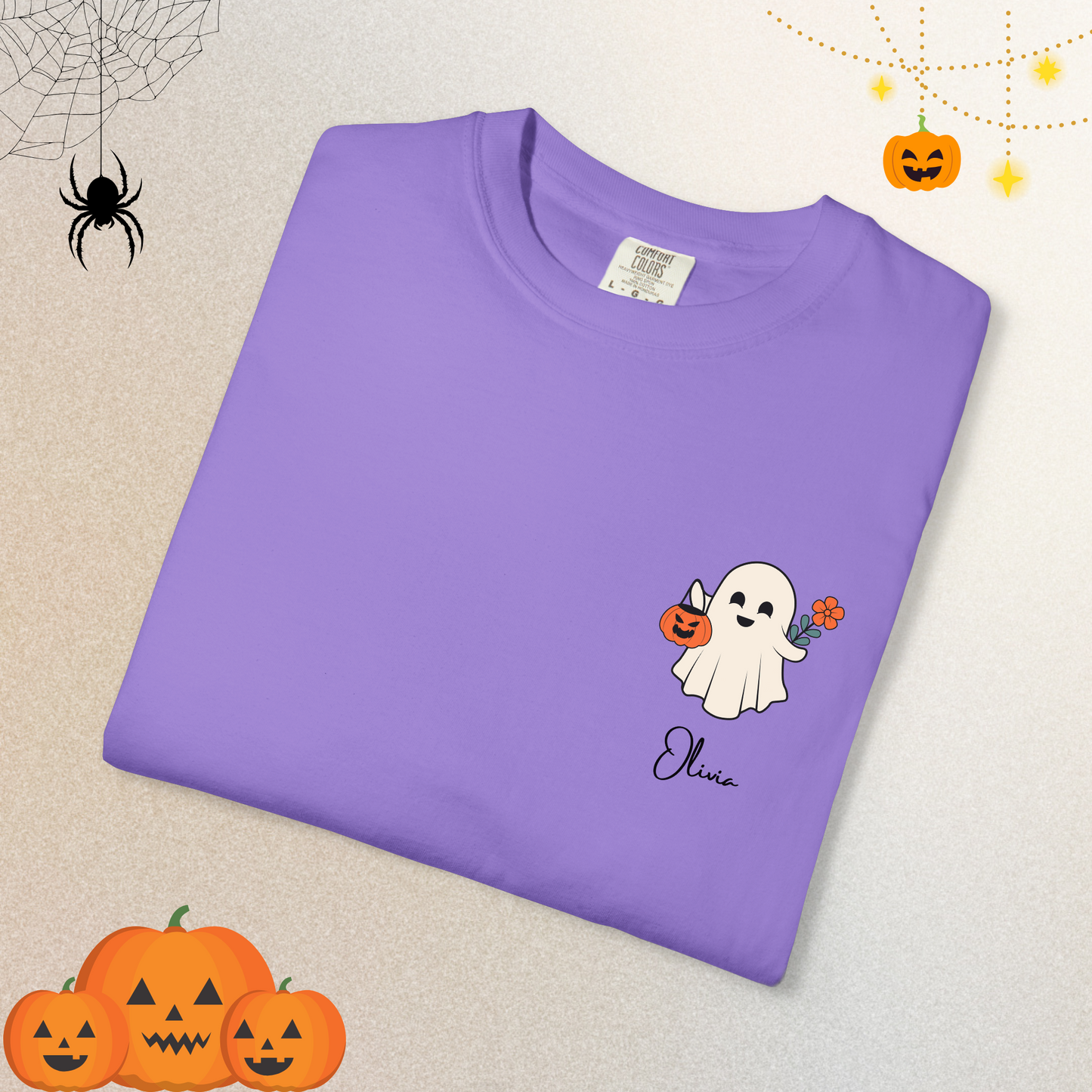 Boo Crew Shirts with Custom Name | Halloween Shirt for Women & Adults