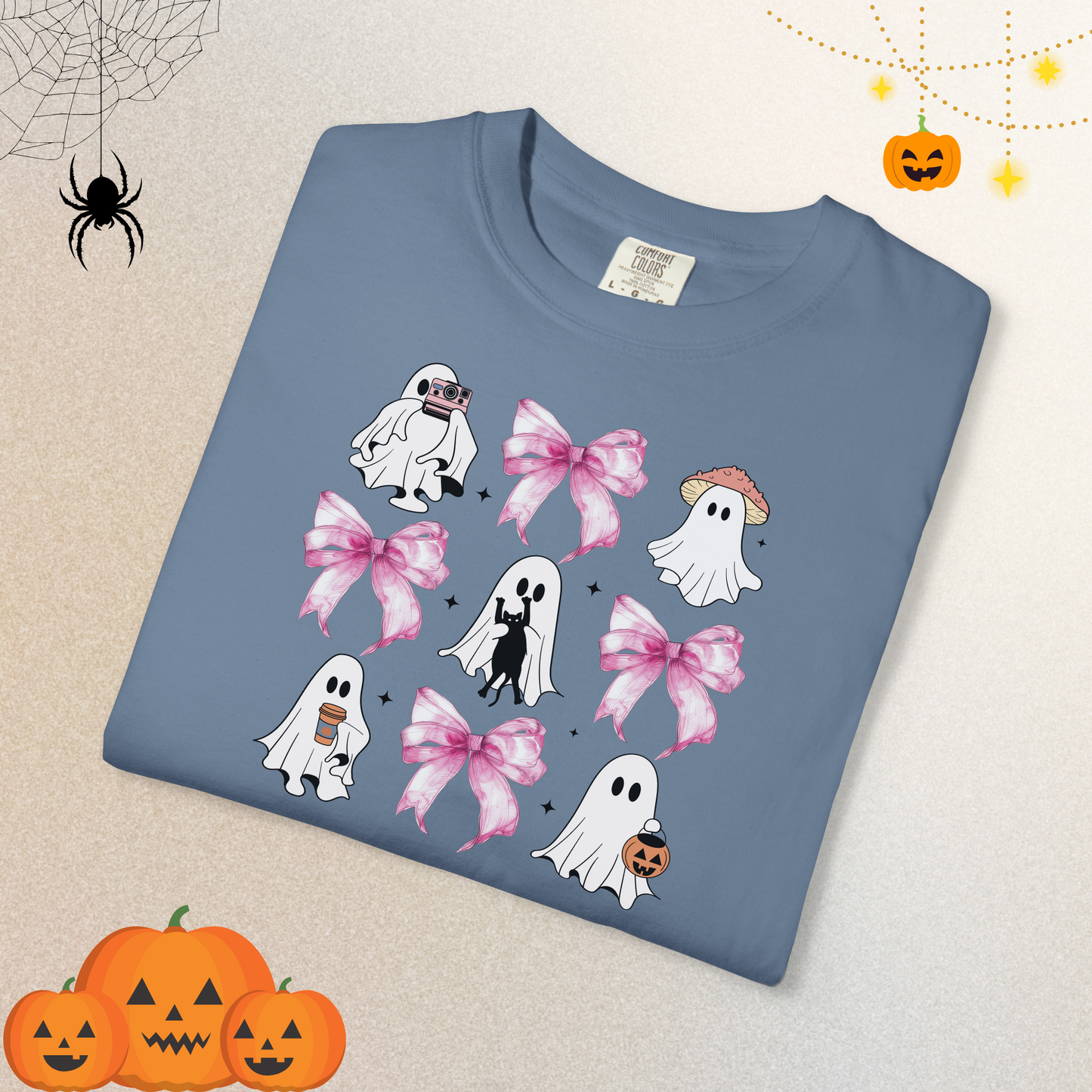Ghost Coquete Halloween T-shirt for Women
