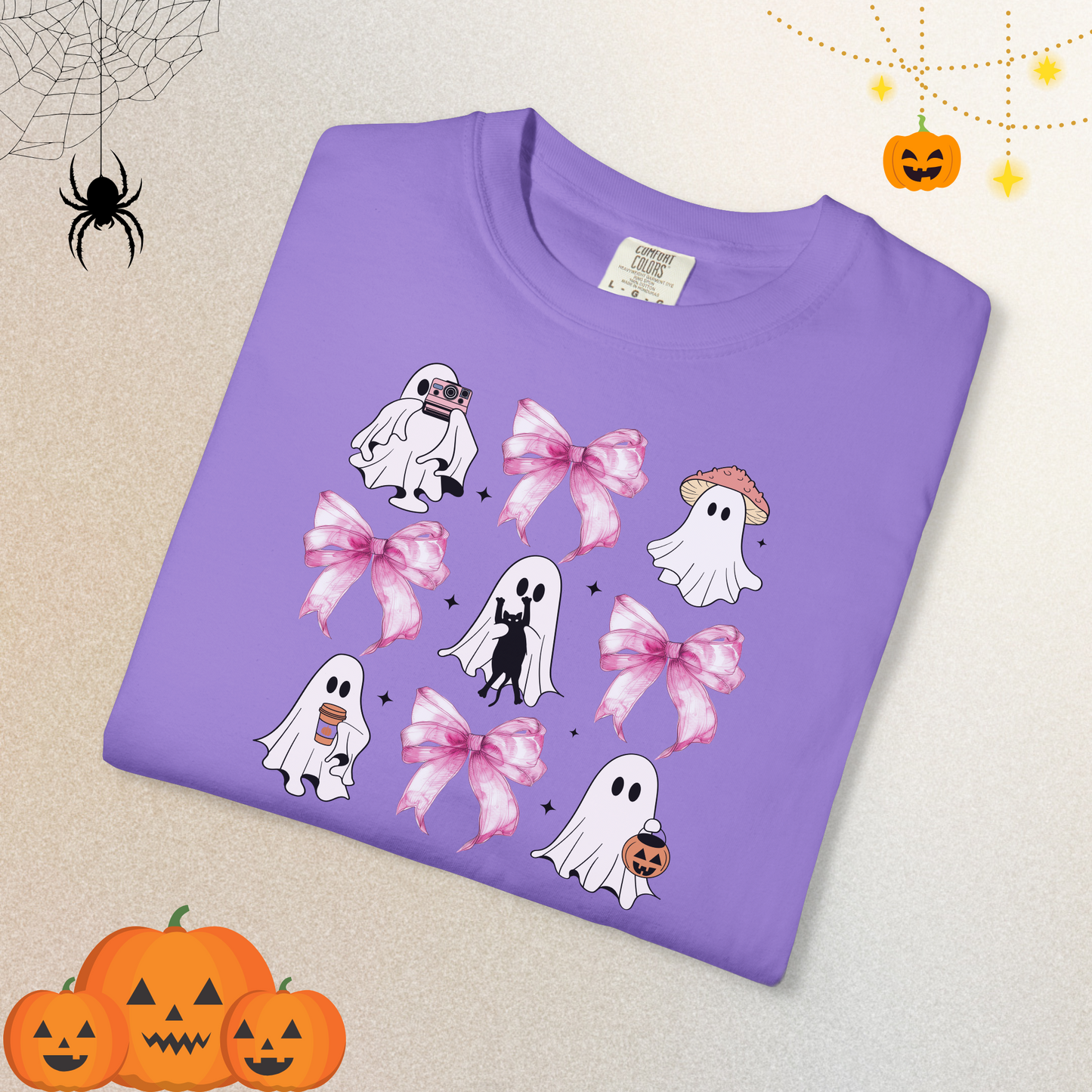 Ghost Coquete Halloween T-shirt for Women